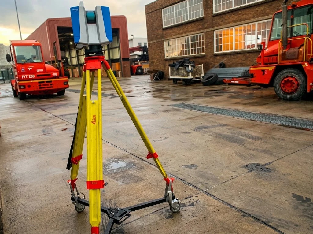 3d-laser-scanning-plant-shutdown-platinum-belt 3D Scanning for Plant Shutdown. Scanning equipment capturing a point cloud of a processing plant ahead of a shutdown on the Platinum Belt, South Africa