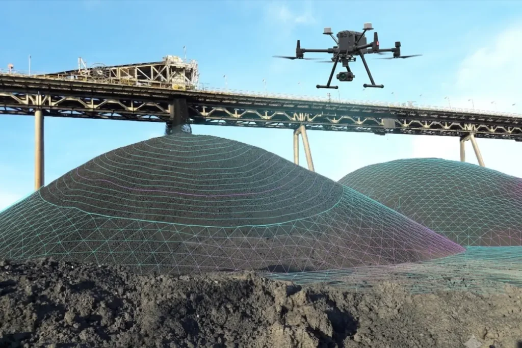 Disruption-free stockpile measurement for your operating site