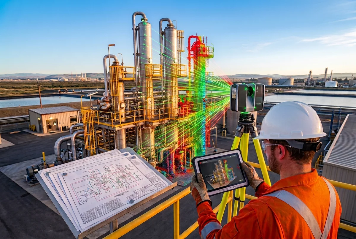 3D LIDAR scanning Mine Processing Plant exterior 3D Scanning an Active Mine Without Stopping Production