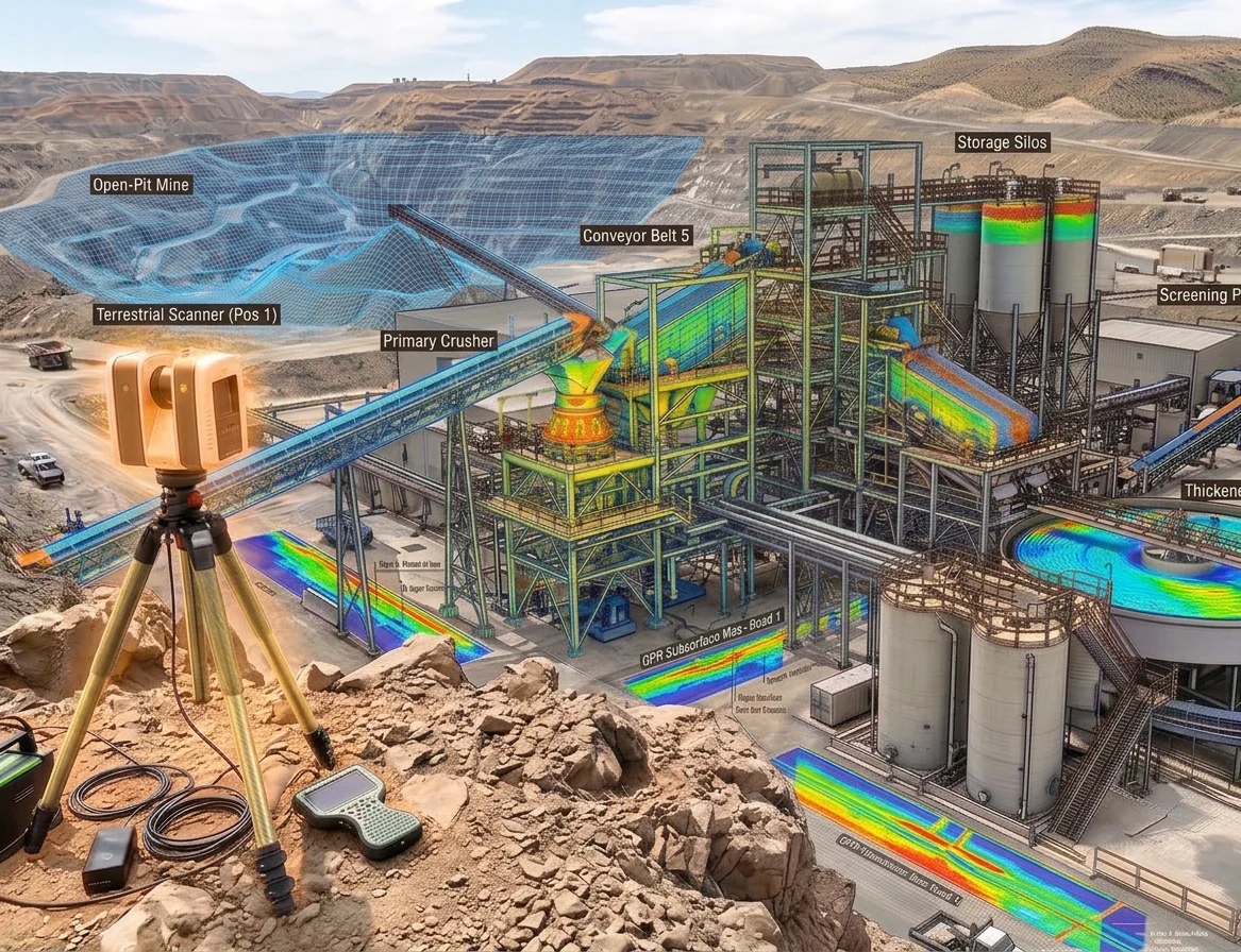 Mine scan generic with GPR What does a 3D Scan of a mine deliver?